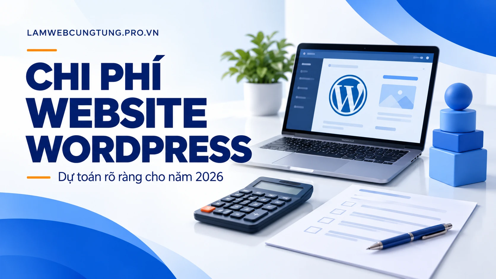 chi phí làm website wordpress năm 2026