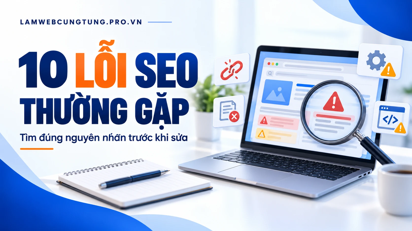 website không lên top Google